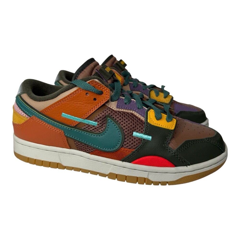 Nike Dunk Low Scrap Archeo Brown Shoes DB0500-200 Mens 7 Womens 8.5